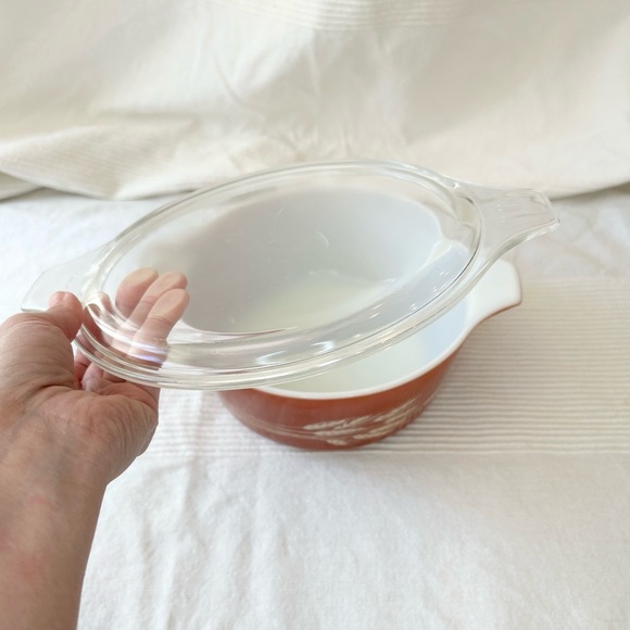 Vintage Pyrex Corning Autumn Harvest Wheat Casserole Dish 2.5L with Lid - Picture 14 of 16